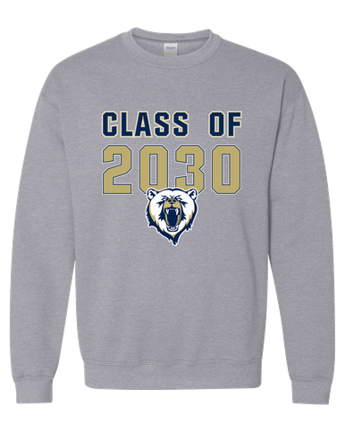 Spring Valley Grizzlies Class of 2030 Men's Sweatshirt