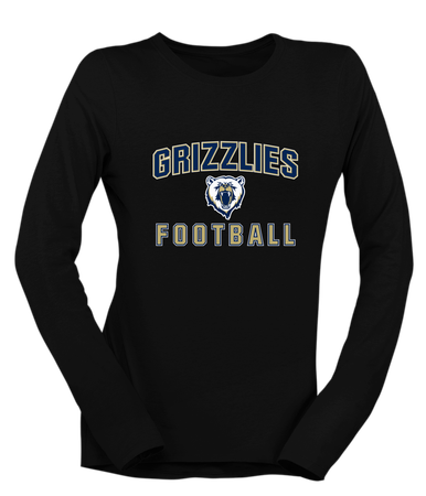 Spring Valley Grizzlies Football #1 Women's LS T-Shirt