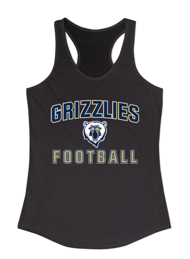 Spring Valley Grizzlies Football #1 Women's Tank Top