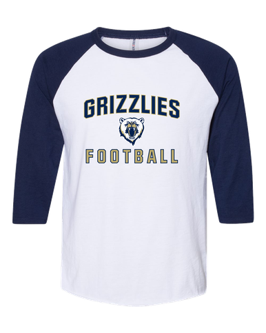 Spring Valley Grizzlies Football #1 Men's Baseball T-Shirt