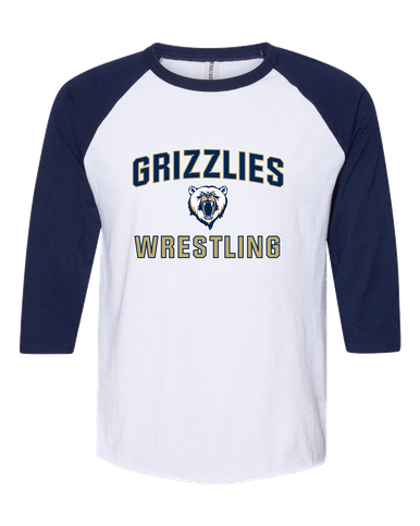 Spring Valley Grizzlies Wrestling Women's Baseball T-Shirt