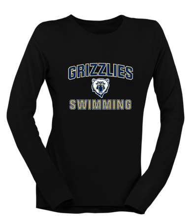 Spring Valley Grizzlies Swimming Women's LS T-Shirt