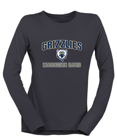 Spring Valley Grizzlies Marching Band Women's LS T-Shirt