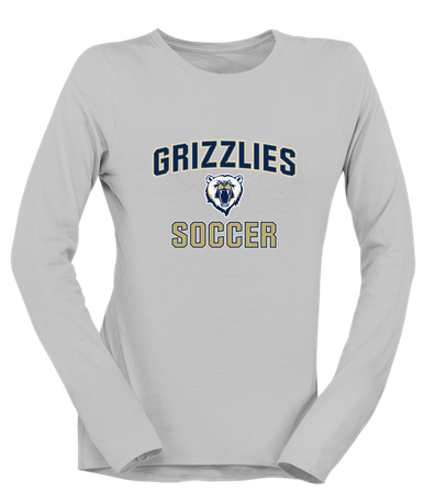 Spring Valley Grizzlies Soccer #1 Women's LS T-Shirt