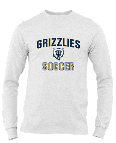 Spring Valley Grizzlies Soccer #1 Men's LS T-Shirt