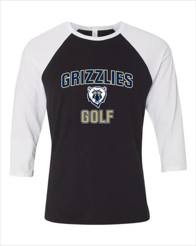 Spring Valley Grizzlies Golf Men's Baseball T-Shirt