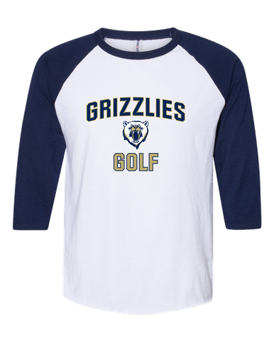 Spring Valley Grizzlies Golf Women's Baseball T-Shirt