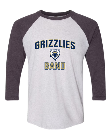 Spring Valley Grizzlies Band # 1 Men's Baseball T-Shirt