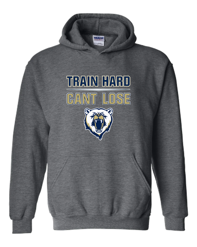Spring Valley Grizzlies Train Hard, Can't Lose Men's Hoodie