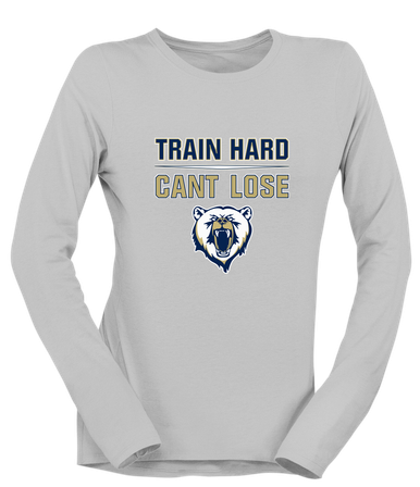 Spring Valley Grizzlies Train Hard, Can't Lose Women's LS T-Shirt