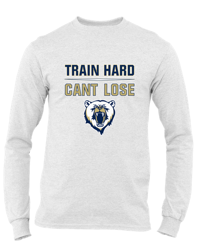 Spring Valley Grizzlies Train Hard, Can't Lose Men's LS T-Shirt
