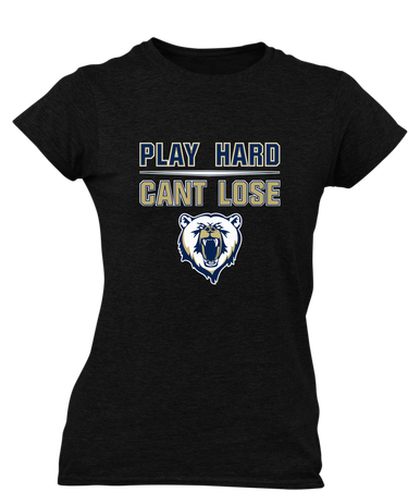 Spring Valley Grizzlies Play Hard, Can't Lose Women's Premium SS T-Shirt