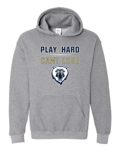 Spring Valley Grizzlies Play Hard, Can't Lose Men's Hoodie