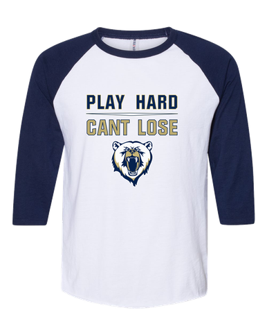 Spring Valley Grizzlies Play Hard, Can't Lose Men's Baseball T-Shirt