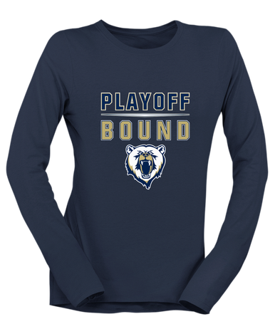 Spring Valley Grizzlies Playoff Bound Women's LS T-Shirt