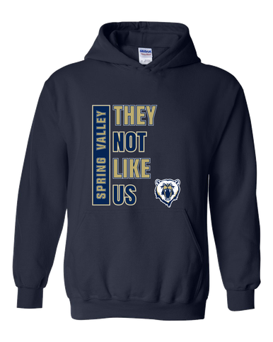 Spring Valley Grizzlies They Not Like Us #1 Men's Hoodie