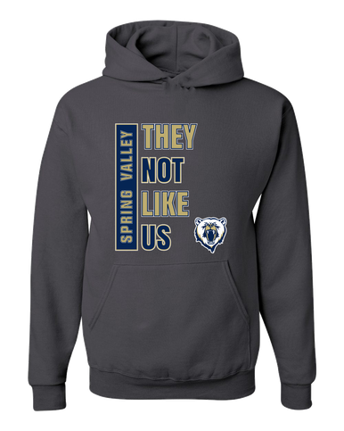 Spring Valley Grizzlies They Not Like Us #1 Men's Premium Hoodie