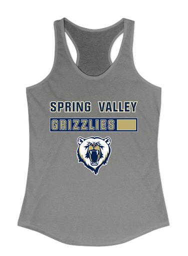 Spring Valley Grizzlies Mascot #7 Women's Tank Top