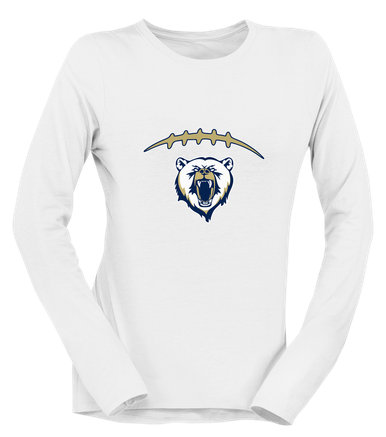 Spring Valley Grizzlies Football #2 Women's LS T-Shirt