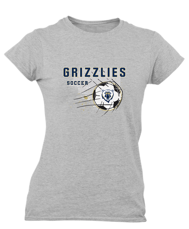 Spring Valley Grizzlies Soccer #2 Women's Premium SS T-Shirt