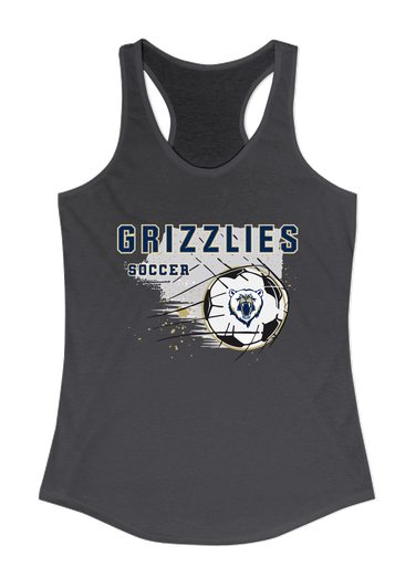 Spring Valley Grizzlies Soccer #2 Women's Tank Top