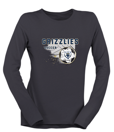 Spring Valley Grizzlies Soccer #2 Women's Premium LS T-Shirt