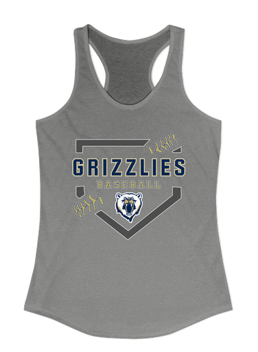 Spring Valley Grizzlies Baseball #2 Women's Tank Top