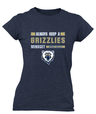 Spring Valley Grizzlies Mindset Women's Premium SS T-Shirt