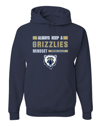 Spring Valley Grizzlies Mindset Men's Premium Hoodie