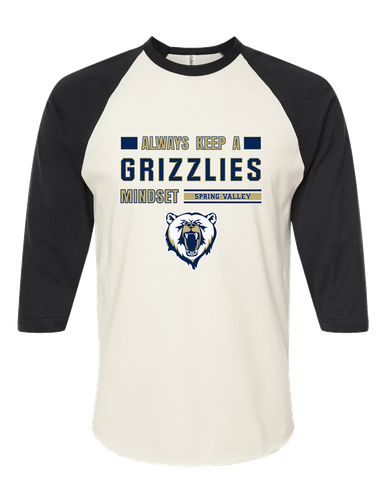 Spring Valley Grizzlies Mindset Women's Baseball T-Shirt