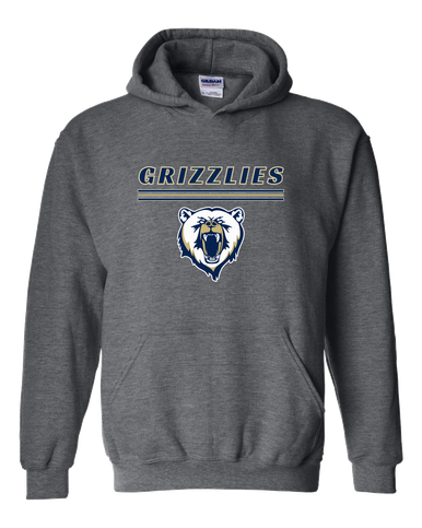 Spring Valley Grizzlies Mascot #8 Men's Hoodie