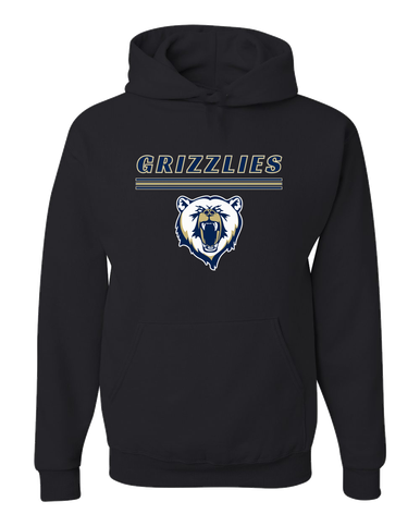 Spring Valley Grizzlies Mascot #8 Men's Premium Hoodie