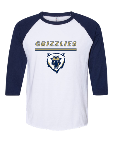 Spring Valley Grizzlies Mascot #8 Women's Baseball T-Shirt
