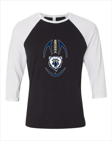 Spring Valley Grizzlies Football #4 Women's Baseball T-Shirt