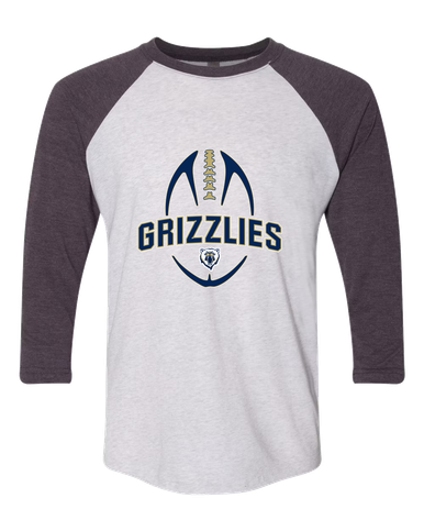 Spring Valley Grizzlies Football #5 Women's Baseball T-Shirt