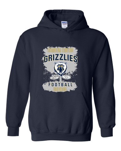 Spring Valley Grizzlies Football #6 Men's Hoodie