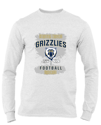 Spring Valley Grizzlies Football #6 Men's Premium LS T-Shirt