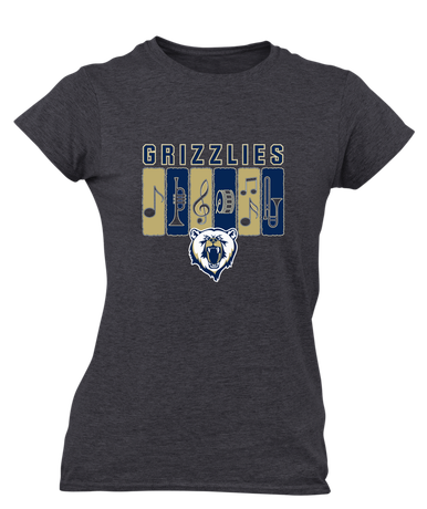 Spring Valley Grizzlies Band # 2 Women's Premium SS T-Shirt