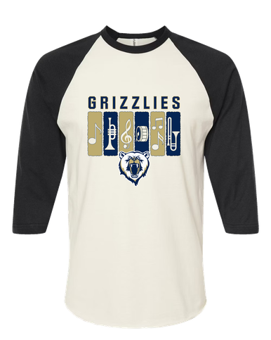 Spring Valley Grizzlies Band # 2 Men's Baseball T-Shirt