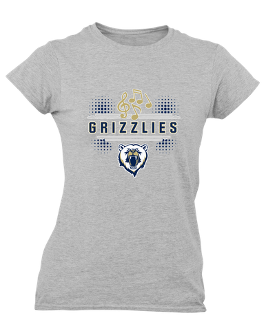 Spring Valley Grizzlies Band # 3 Women's SS T-Shirt