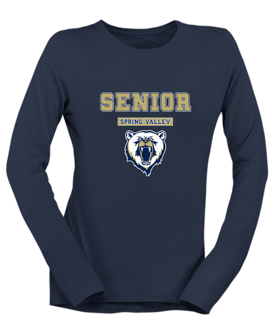 Spring Valley Grizzlies Senior #2 Women's LS T-Shirt
