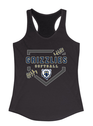 Spring Valley Grizzlies Softball #2 Women's Tank Top