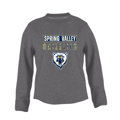Spring Valley Grizzlies Mascot #9 Women's Sweatshirt