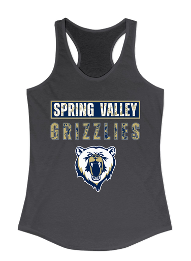 Spring Valley Grizzlies Mascot #9 Women's Tank Top