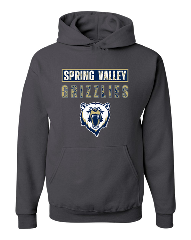 Spring Valley Grizzlies Mascot #9 Men's Premium Hoodie