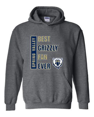 Spring Valley Grizzlies Best Grizzly Fan Men's Hoodie