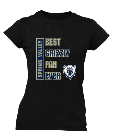 Spring Valley Grizzlies Best Grizzly Fan Women's Premium SS T-Shirt