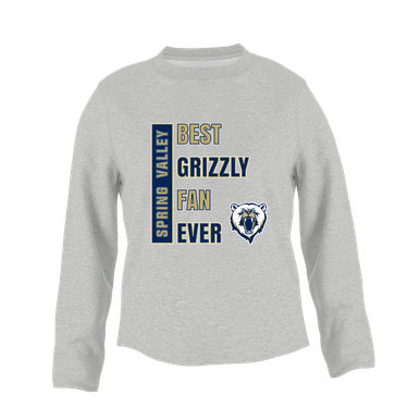 Spring Valley Grizzlies Best Grizzly Fan Women's Sweatshirt