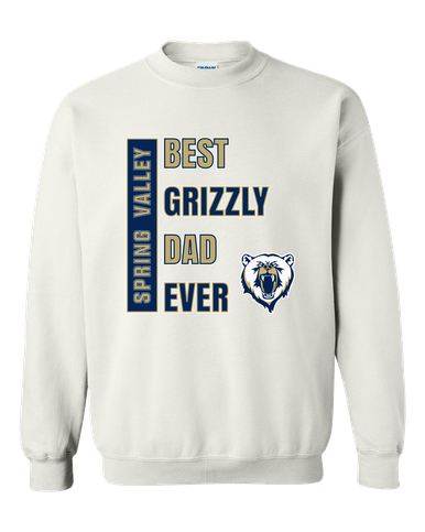 Spring Valley Grizzlies Best Grizzly Dad Men's Sweatshirt