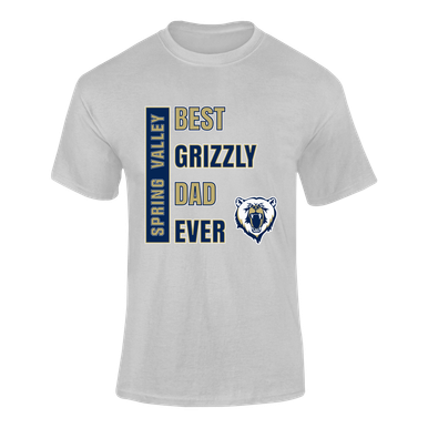 Spring Valley Grizzlies Best Grizzly Dad Men's Premium SS T-Shirt